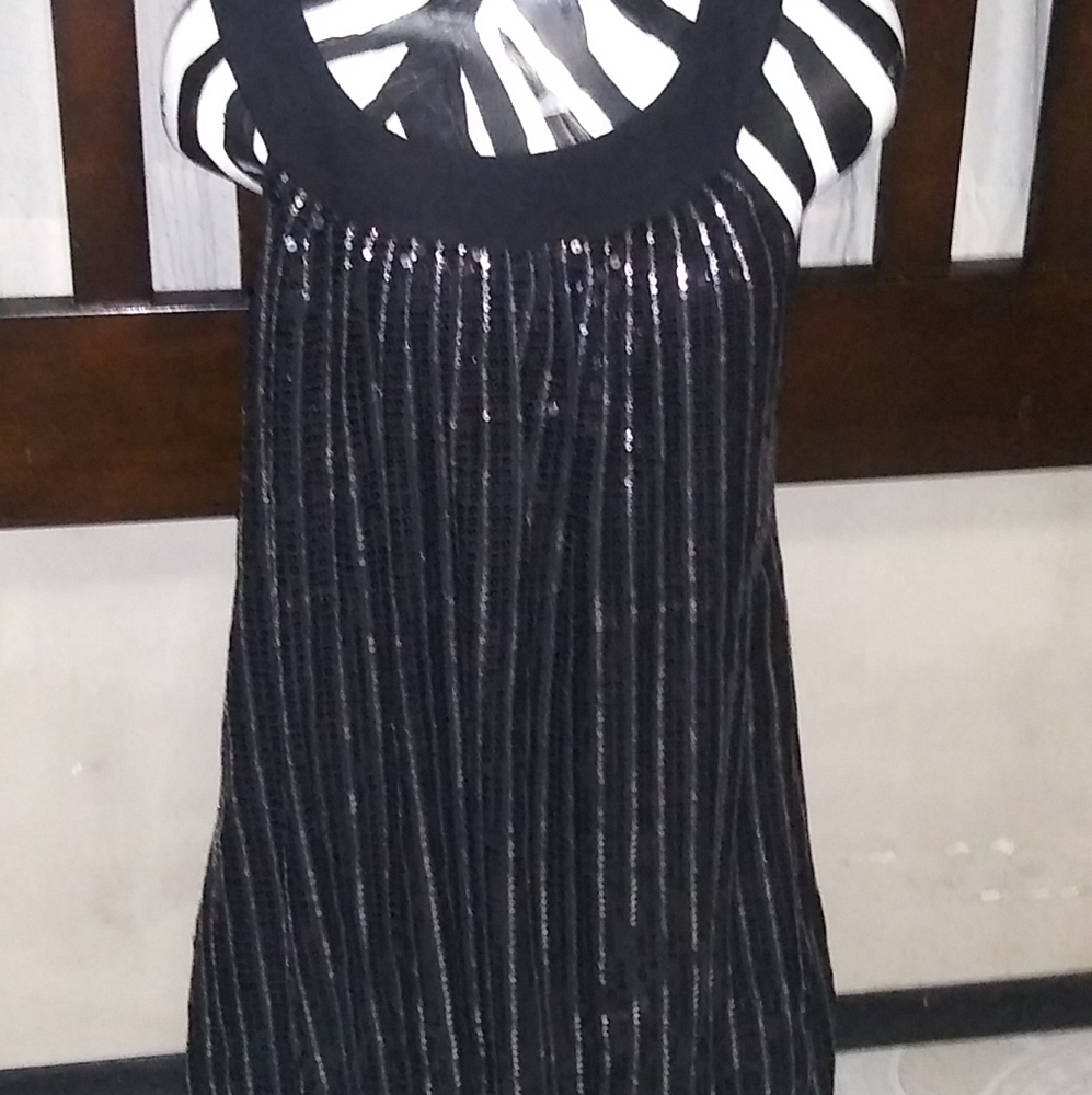 Blck/Silver Dress (sequenced)**Like New